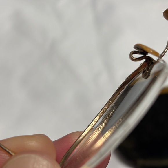 Vintage Numont Ful-Vue 12K GF Hexagon Shaped Eyeglasses Spectacles - Picture 5 of 16